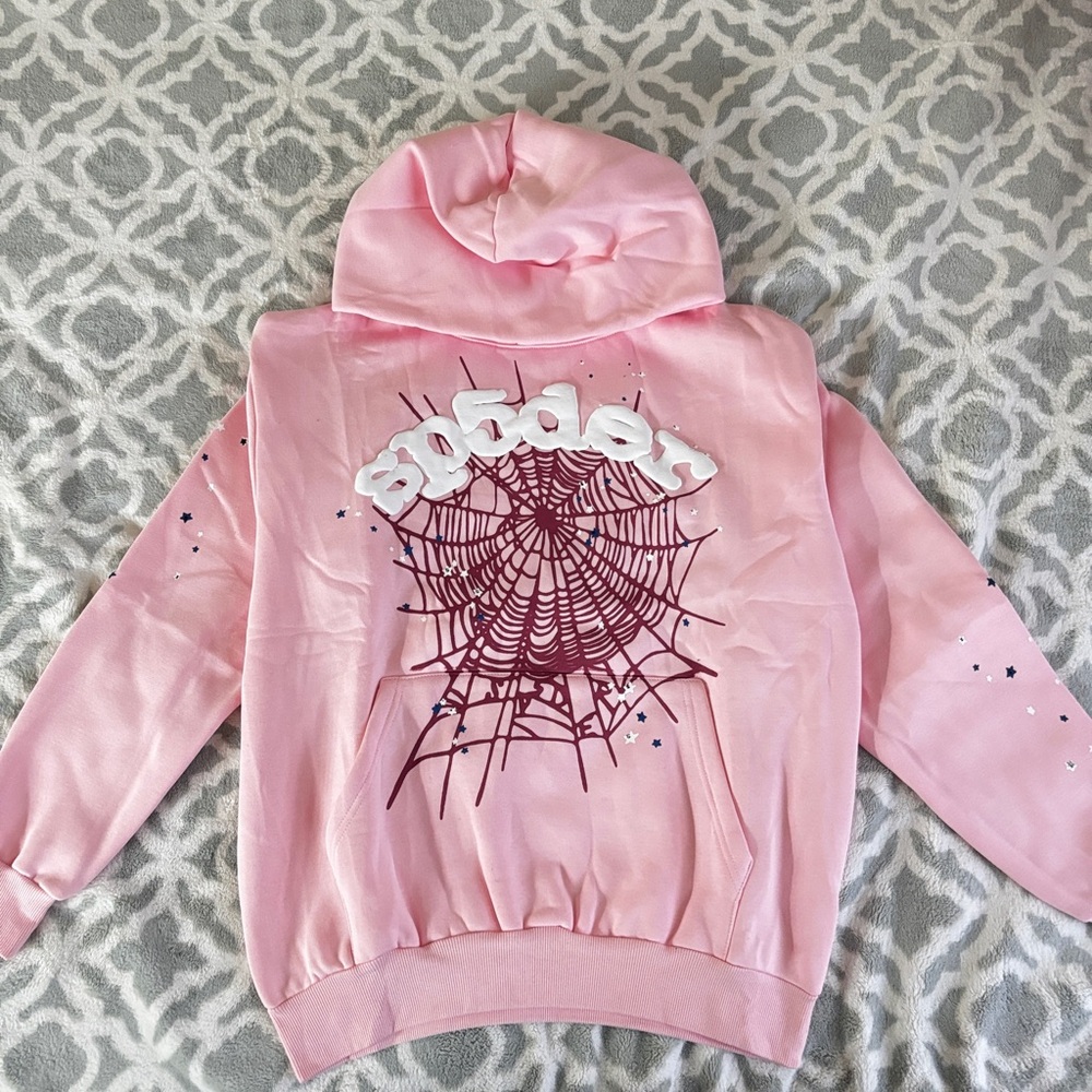 Pink Spider Hoodie